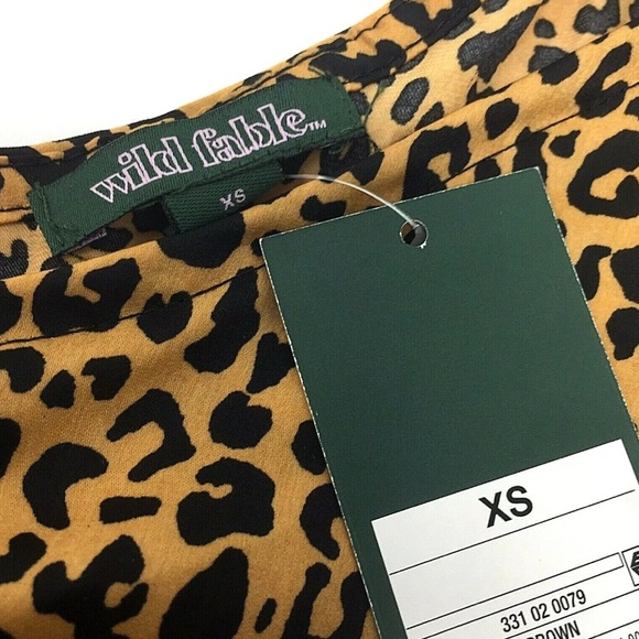 ‼️Women's Wild Fable Leopard Print Cropped Tank XS - Picture 8 of 8